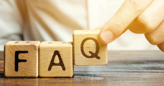image of three blocks with the letters "F," "A," and "Q"