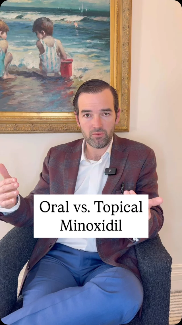 Oral vs. Topical Minoxidil... The key is finding what works best for you and what you can stay consistent with. 

Which would you choose: oral supplements or topical treatments? Drop your answer below! 👇