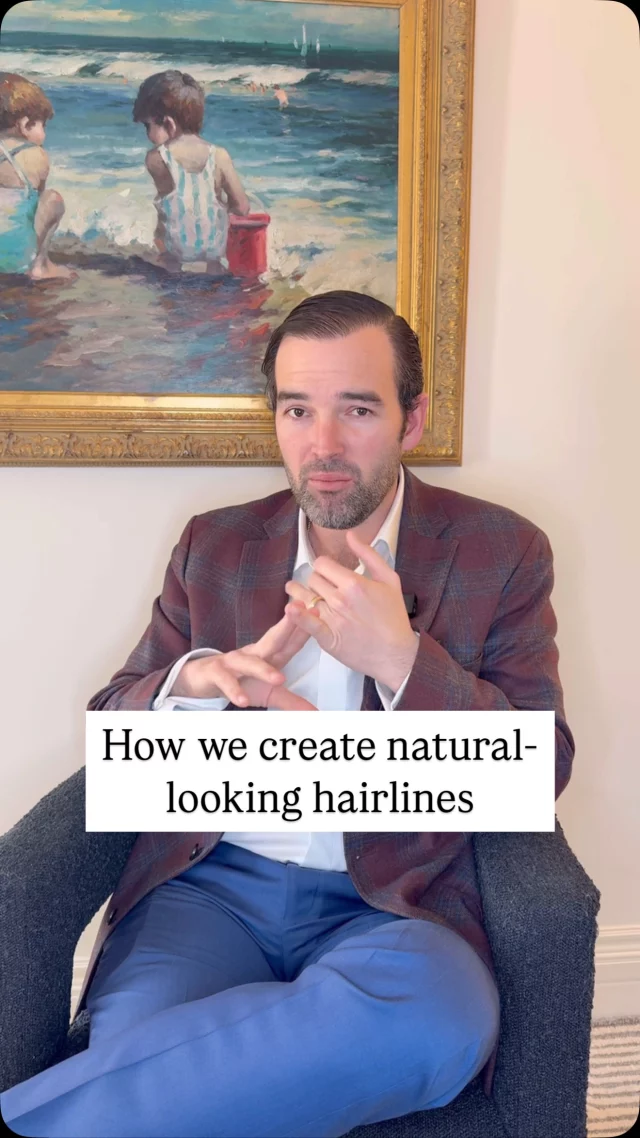 Want a hair transplant but worried it’ll look obvious? Here’s how we create the most natural-looking results:

It starts with designing the hairline with soft, irregular curves rather than a straight line, avoiding that unnatural, ‘planted’ look. 

We then use grafts with single hair follicles at the frontal hairline, placing them carefully to match the natural hair direction, ensuring a seamless result. 

#hairtransplantsurgery #hairtransplant #hairsurgery #hairlosstreatment #hairtransplantation #hairloss