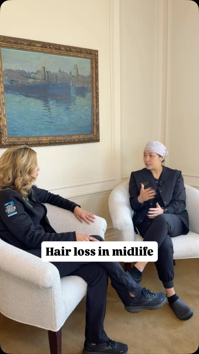 Stacie and Julie break down why female hair loss is a different conversation entirely.

For men, it’s mostly genetics and testosterone. For women, it’s estrogen, progesterone, vitamin deficiencies, stress, genetics — and often a combination of all of it.

That complexity is exactly why one prescription and a send-off isn’t enough. When you actually look at the full picture, you can build something that works — bioidentical hormone replacement therapy, PRP, red light therapy, medical management, targeted hair growth products, and when the time is right, transplant. Each one addressing a different piece of the same puzzle.